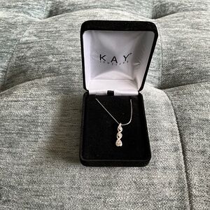 White Sapphire Necklace